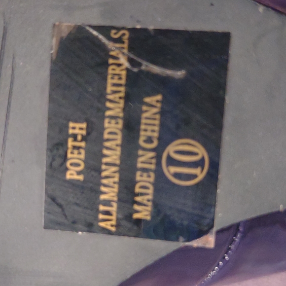 Wow! GORGEOUS AND SEXY PURPLE HEELS.  SIZE 10 - Picture 8 of 8